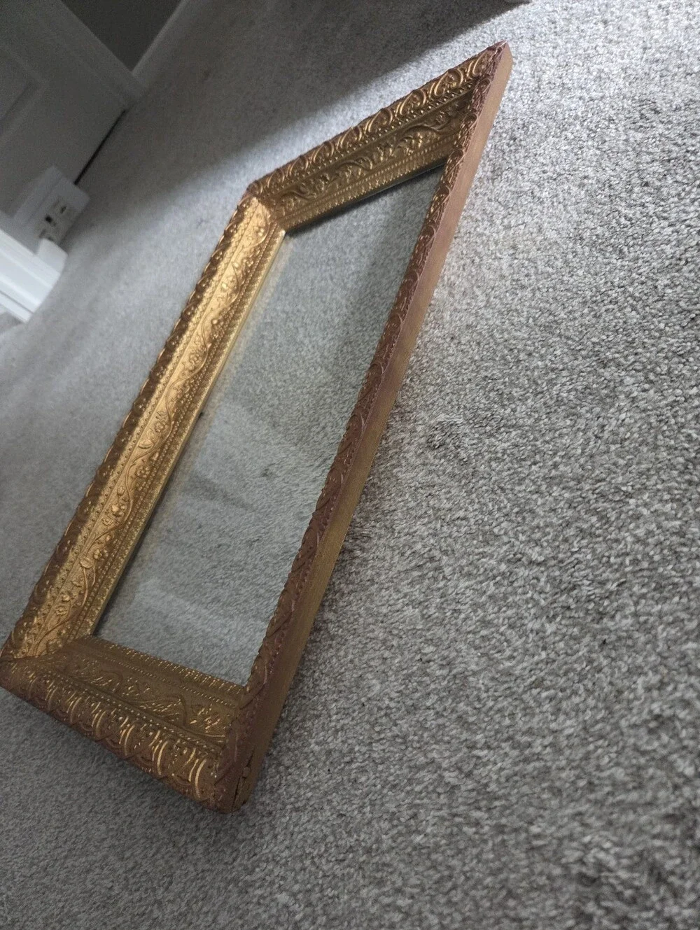 Vintage Gold Hollywood Regency Wood Frame